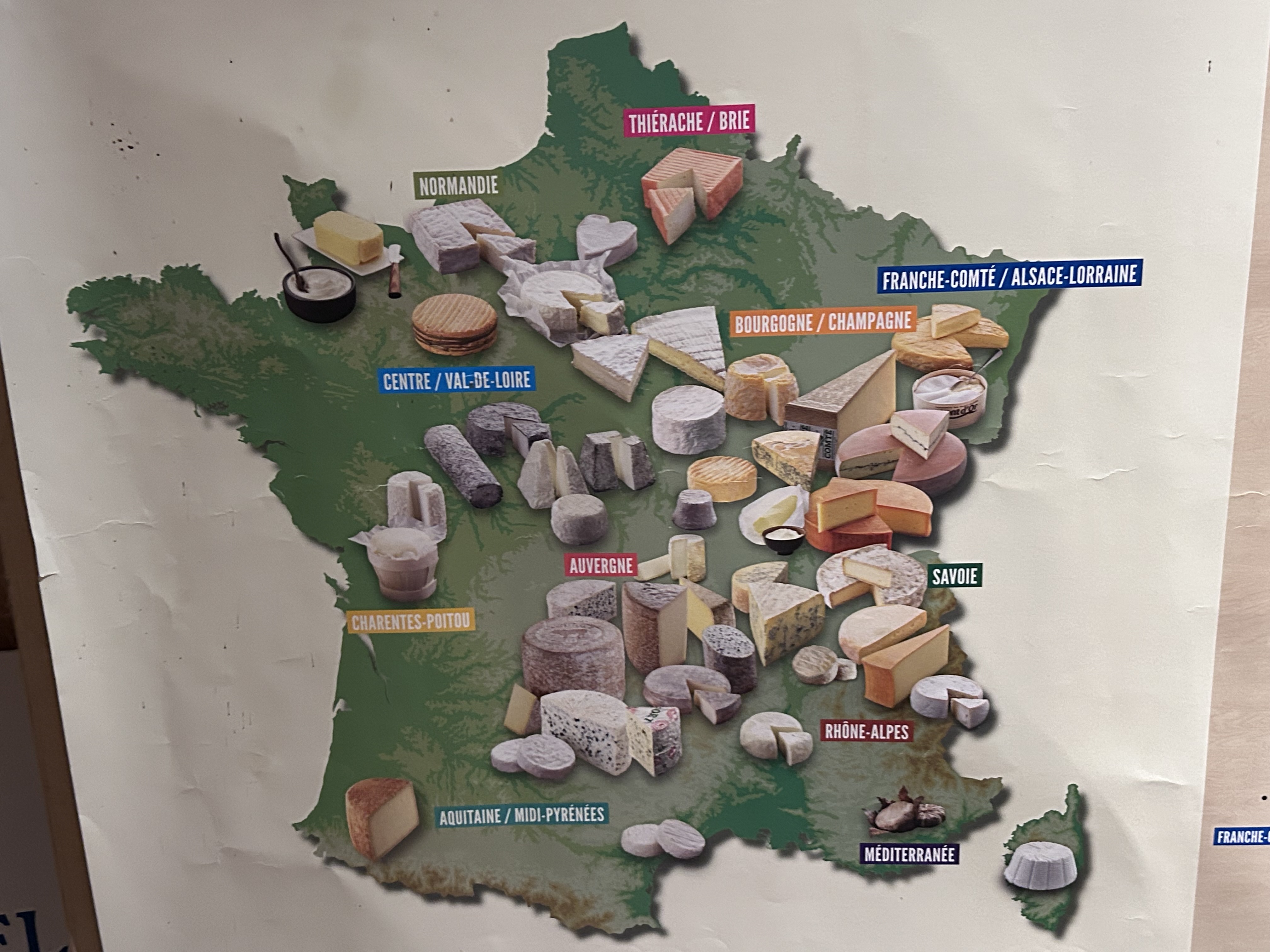 Frankreich das Käseland