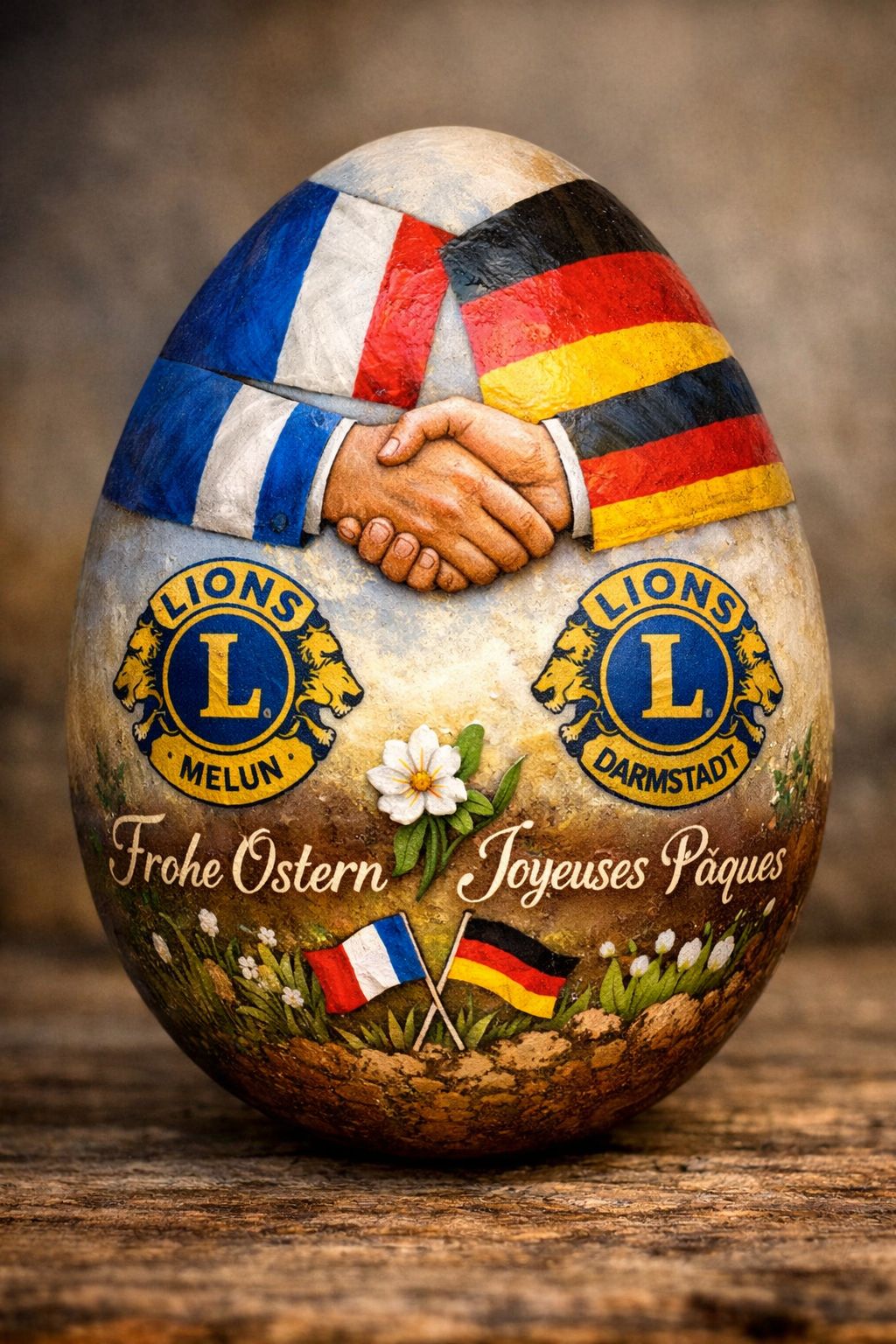 Osterei Melun &amp; Darmstadt