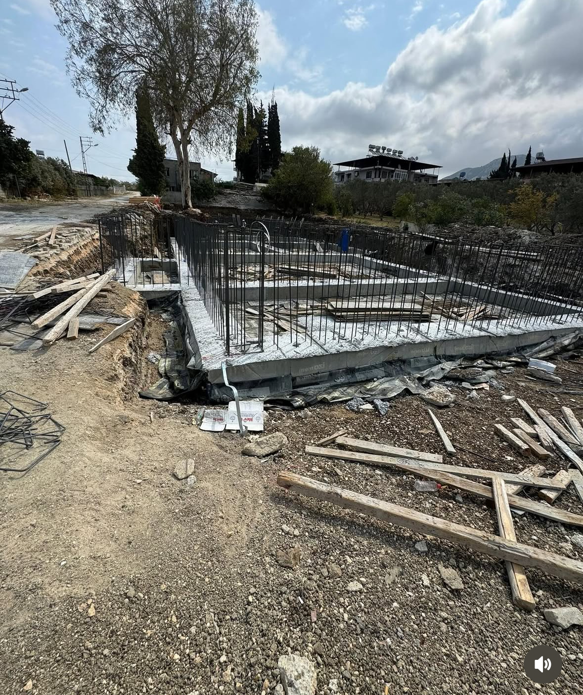 Bodenplatte Kita Defne - Hatay