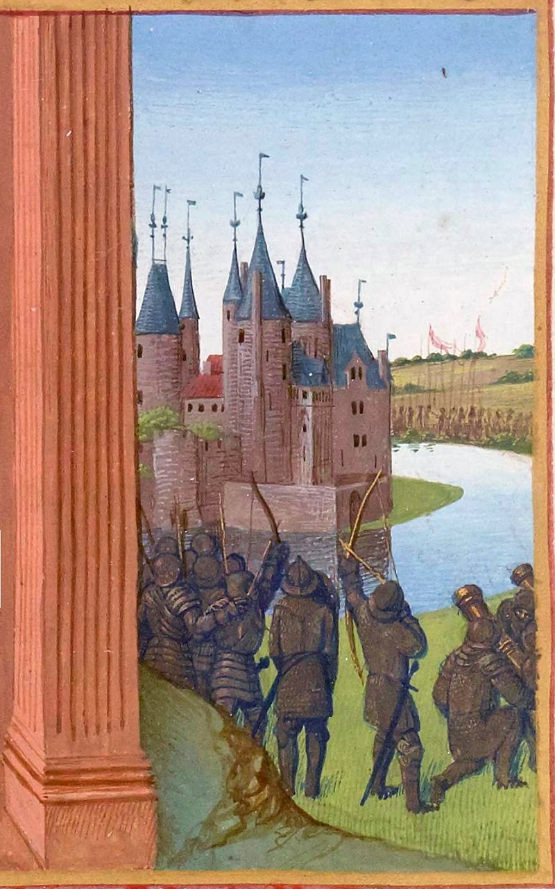 Château-de-Melun -Grandes-Chroniques-de-France