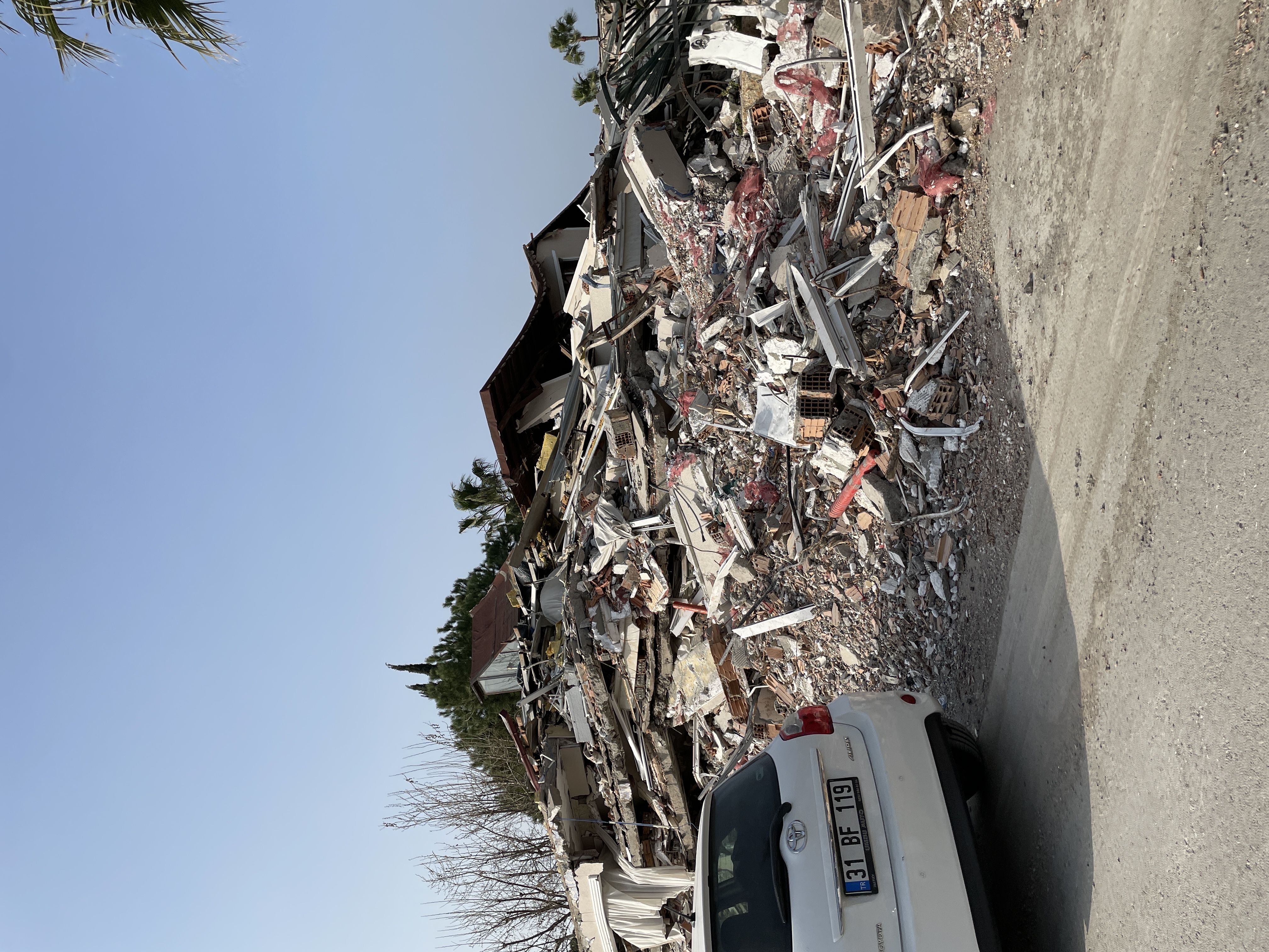Zerstörung nach dem Erdbeben in der Region Hatay