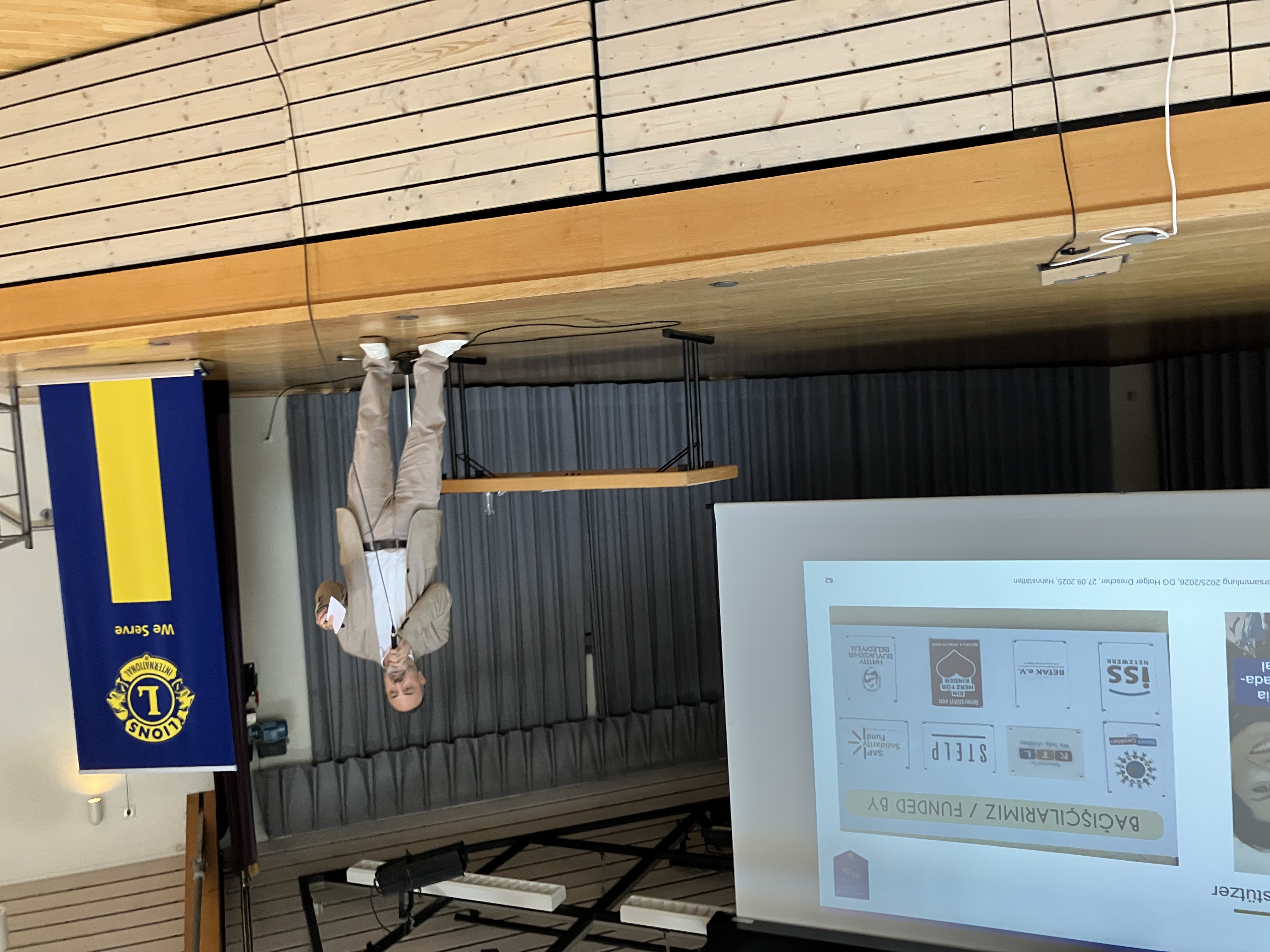 Lionsfreund Ali Güler stellt das Leuchtturmprojekt - Kita Bau Defne / Hatay vor